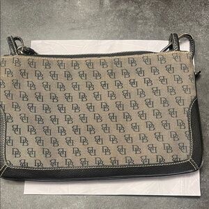 Dooney & Bourke Tan and Brown Woven Bag